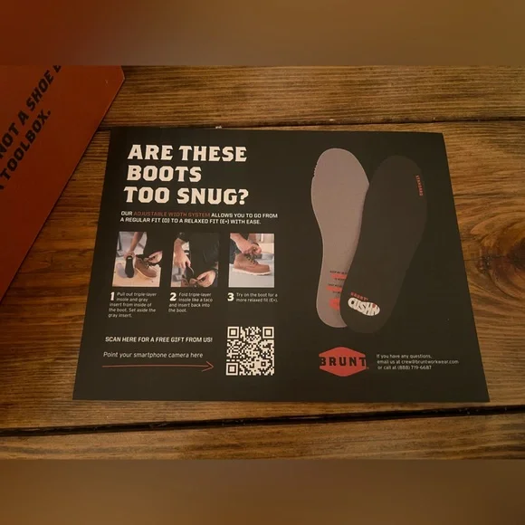 Men Brunt Leather Slip-On Boots Comp Toe - Picture 5 of 7